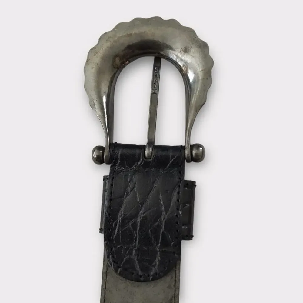 Avignon black leather